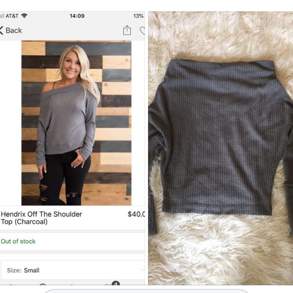 NanaMacs Hendrix Off The Shoulder Top